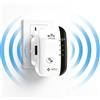 NONE WETECH Ripetitore di Segnale WiFi Bianco 300Mbps, Amplificatore di Segnale Wireless con Pulsante WPS per Copertura in Casa, Soggiorno, Camera da Letto e Cucina