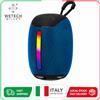 NONE Altoparlante Bluetooth Portatile 5.3 con Luci LED, Altoparlante Wireless da 5W, TWS Link+, Ricarica USB-C, Mini Altoparlante con Amplificazione del Suono per Viaggi, Esterni e Casa