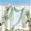Vacclo Supporto per Arco di Palloncini Quadrato in Metallo Dorato 1,5X2M/2×2M, Telaio Riutilizzabile per Sfondo Matrimoniale, Compleanno, Baby Shower, Natale, Decorazioni da Giardino