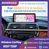 BONROAD 10.25" 1920*720P Lettore Multimediale per Auto con CarPlay Wireless, Schermo Touch, Android Auto per BMW Serie 1/2/3/4 F20/F21/F22/F23/F30/F31/F32/F33/F34/F36 Sistema NBT, Navigazione GPS,