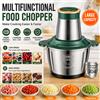 NONE Tritacarne Elettrico da 2L 250W in Acciaio Inox, Tritatutto a 2 Velocità per Carne, Frutta, Noci, Legumi, per Cucina