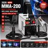 Saldatrice Inverter MMA-200 MIG MAG IGBT DC, Macchina per Saldatura ad Arco Senza Gas con Alimentazione Automatica del Filo