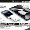 NONE Power bank portatile da 5000 mAh con tecnologia MagSafe e ricarica wireless, dotato di cavo USB-C per ricarica rapida tramite PD, caricatore esterno per smartphone iPhone e Samsung.