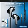 NONE Auricolari In-Ear Cablati Stereo con Jack da 3,5 mm, Microfono, Controllo del Volume, Cavo da 120 cm, Isolamento Acustico per Smartphone e Tablet