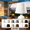 NONE Paralume in tessuto di lino, attacco E14/E27, disponibile in 6 colori, coprilampada sostitutivo, diffusore di luce delicata, ideale per lampade da comodino, da terra, per la camera da letto, il