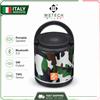 NONE Altoparlante Bluetooth portatile 5.0, altoparlante wireless con tecnologia TWS stereo, radio FM, supporto USB e Micro SD, ingresso AUX, altoparlante compatto per smartphone.