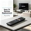 Telecomando di ricambio per Smart TV Sony Bravia LED LCD 4K UHD, con tasti di scelta rapida per Netflix e YouTube.