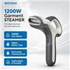 NONE Ferro da stiro a vapore portatile da 1200 W, con serbatoio dell'acqua da 150 ml e spazzola rimovibile, ideale per eliminare le pieghe su indumenti, perfetto per la casa e i viaggi.