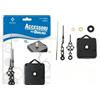 NONE Kit meccanismo orologio al quarzo silenzioso con albero da 12 mm, lancette decorative, set di parti hardware, accessori per la riparazione e la sostituzione di orologi da parete fai-da-te