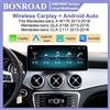 Bonroad 2400*900P, schermo da 12,8", lettore multimediale per auto con sistema Linux, connettività wireless Carplay e Android Auto, compatibile con Mercedes-Benz Classe A W176, GLA X156, CLA C117,