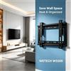 NONE Supporto da Parete Inclinabile WETECH W5509 per TV LCD LED da 14-42 Pollici, Capacità di Carico 25kg ±15 ° Supporto inclinabile VESA 75x75 100x100 200x200mm per montaggio TV a parete fisso
