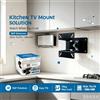 NONE Supporto da Parete Girevole per TV WETECH W5516 per Monitor TV da 14-27 Pollici, Carico Massimo 15kg, 360° ° Supporto a Parete per Schermi Piccoli con Rotazione, Compatibile con VESA 75x75 100x100