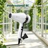 NONE WETECH Asciugacapelli Professionale a Ioni Negativi 2000W con Temperatura e Velocità Regolabili, Beccuccio Concentratore, Strumento per Acconciature da Casa e Salone, 100-240V Doppio Voltaggio