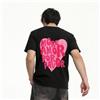 NONE T-shirt Uomo con Stampa Cuore, Maglietta Estiva Casual, Cotone Confortevole, Manica Corta Girocollo, Design Grafico Amore, Streetwear Giovanile, Idea Regalo Originale, Moda Unisex, Varie Taglie