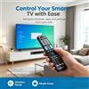 NONE Telecomando di ricambio compatibile con Smart TV Sony, con tasti rapidi per Netflix e YouTube.