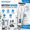 WETECH W1425 Tagliacapelli Ricaricabile USB-C 5W 600mAh Trimmer Senza Fili Kit di Regolazione di Precisione 0,5-6mm 100Min per Uso Domestico e da Barbiere