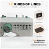 Macchina da Cucire Elettrica Portatile per Principianti, 12 Punti Integrati con Luce LED, Pedale e Kit di Cucitura a Doppio Filo, Spina EU 100-240V Voltaggio Universale