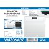NONE Bilancia Digitale da Bagno con Sensore di Temperatura Ambiente Integrato, Capacità 180 kg, Precisione 0,1 kg, Superficie in Vetro Temperato, Display LCD