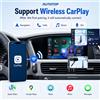 AUTOTOP Box Decoder Wireless AUTOTOP Apple CarPlay Android Auto per Audi A4 B8 S4 S5 RS4 RS5 A5 8T Q5 8R 2008-15 MMI 2G / 2009-18 MMI 3G Symphony Concert Interfaccia di Retrofit per Schermo Originale AirPlay