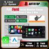 AUTOTOP Schermo multimediale da 7 pollici con sistema Linux, CarPlay wireless e Android Auto per Ford Focus, Mondeo, Transit, Kuga, Fiesta, C-Max, S-Max, autoradio con Bluetooth, GPS, navigatore, DSP, schermo
