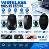 NONE Mouse Wireless 2.4GHz 1000/1600 DPI Mouse Ergonomico per Computer con Ricevitore USB, Standby Automatico, Basso Consumo, Tracciamento Preciso, Scorrimento Fluido, Impugnatura Comoda per Laptop, PC