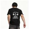 NONE T-shirt da uomo palestra con stampa scheletro, maglietta sportiva fitness bodybuilding, comoda in cotone a manica corta girocollo, stile divertente e ironico per allenamento con i pesi, regalo per
