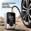 NONE Pompa d'aria per auto, compressore d'aria 12 Volt 150 Psi, pompa elettrica portatile senza fili, adatta per motocicli, biciclette, automobili e palloni.