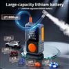NONE Pompa di avviamento per auto 4 in 1, compressore d'aria, dispositivo di avviamento di emergenza per auto, gonfiatore digitale per pneumatici 12V power bank 150PSI, gonfiatore multifunzione