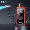 EAFC Gonfiatore per pneumatici da auto senza fili, compressore d'aria portatile da 4500 mAh, display digitale della pressione, pompa di gonfiaggio con arresto automatico per auto, moto, biciclette e