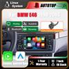 AUTOTOP Schermo multimediale da 7 pollici con sistema Linux, CarPlay wireless e Android Auto per BMW E46 M3, Rover 75, MG ZT (1998-2006), autoradio con Bluetooth, GPS, navigazione, DSP, schermo touchscreen e