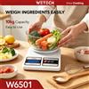 NONE Bilancia da Cucina Digitale 5kg/10kg, Bilancia Elettronica di Precisione 1g con Display LCD e Funzione Tare per Cucinare e Panificare