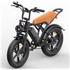 NONE Bicicletta Elettrica da Montagna TOOFLY G20, 250W 48V 15.6Ah, Velocità Massima 25 km/h, Bicicletta Elettrica Urbana per Adulti, Bici da Pendolare, Pneumatici All-Terrain da 20 Pollici