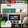 AUTOTOP Schermo multimediale da 7 pollici con sistema Linux, CarPlay wireless e Android Auto per Ford Focus, Mondeo, Fiesta, Transit, Kuga, C-Max, S-Max, autoradio con Bluetooth, GPS, navigazione, DSP,