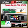 AUTOTOP Schermo multimediale da 7 pollici con sistema Linux, CarPlay wireless e Android Auto per Toyota Corolla E120 2003-2006 e BYD F3 2006-2013, autoradio con Bluetooth, GPS, navigazione, DSP, schermo