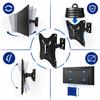NONE WETECH W5517 Staffa TV a Parete Full Motion con Braccio Singolo per Schermi 14-42 Pollici, Capacità di Carico Fino a 36kg, Inclinazione ±60°, VESA 60x60, 200x200 mm