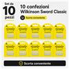 NONE Confezione da 10 pacchi Wilkinson Classic Ricambi 5 pz, 50 lamette totali per rasoi di sicurezza compatibili