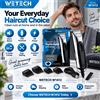 Tagliacapelli Silenzioso WETECH W1412, Alimentato USB, Kit Barbiere Elettrico 3W, 4 Pettini Regolabili 3-12mm, 1.5-9mm per Uso Domestico e Salone