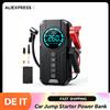 BUPMOVA Capacità di 21800 mAh, compressore d'aria da 150 PSI e avviatore di emergenza per auto con corrente di picco di 3.000 A, adatto per batterie da 12 V; include cavi di avviamento portatili, display LCD