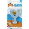 Nylabone Puppy - Giocattolo per mordere Wishbone Puppy Blue originale sapore di pollo, X-Small/Petite (1 pezzo)