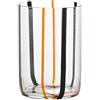 Zafferano 35 cl - Tirache Bicchiere Acqua in Vetro Borosilicato - Set 6 Pezzi