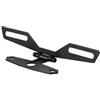 Yosoo Health Gear Portatarga per moto, supporto universale per staffa fanale posteriore, supporto per regolabile per moto ATV