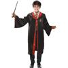 Harry Potter COSTUME DA HARRY POTTER CON MANTELLO E FINTA CAMICIA