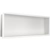Balneo WALL-BOX ONE Nicchia Doccia Bianca 60x20x10cm Doccia in Nicchia a Parete, Installazione Flessibile in Nicchia, Bianco, Impermeabile, Nicchia per Utensili da Bagno, Senza Piastrelle