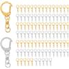 SODIAL Hardware per con Gancio un D da 100 Pezzi con Anelli di Salto, 7866