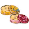 Generico Becky's Butter Cookies Biscotti al Burro in Latta Decorata, Biscotti Gusto Burro in Scatola Regalo con Grafica Assortita, Ideali per Caffè, Tè, Merenda e Idea Regalo 114g (1 Latta)