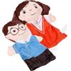 TOYANDONA 2 Pz Burattino Di Mano Del Personaggio Set Di Marionette Gioco Di Ruolo Mano Libro Fata Ciuccio Gioco Di Ruolo Giocattolo a Mano Abito Di Compleanno Bambino Morbido Peluche