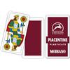 Modiano Piacentine Bordeaux F/N - Carte da gioco piacentine in cartoncino - Ideali per Scopa, Briscola