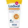 Ladival Crema solare per pelli sensibili e normali, SPF 50, lozione per il | Con acido ialuronico e fotoliasi, protezione cellulare 4 volte, impermeabile, non comedogeno, ideale come base per il trucco