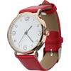 ibasenice Orologio da polso da donna, stile retrò, con cinturino in pelle, alla moda, per tutti i giorni, appuntamenti, feste, scuola, cinturino regolabile, regalo per figlia, fidanzata, moglie