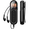 UMUTOO Radio FM Portatile,Radio Digitale da Tasca Radio a Transistor Ricaricabile con Eccellente Ricezione, Clip per Cintura, Cuffie per Jogging e Passeggiate